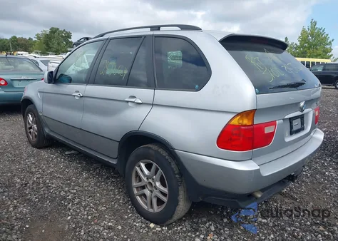 2005 BMW X5 3.0I из США, поврежденный, VIN 5UXFA13565LY18437